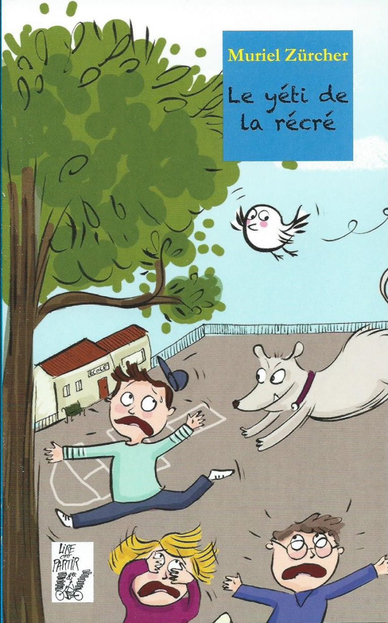 histoire, enfant, récré, chien, yéti, cache-cache,