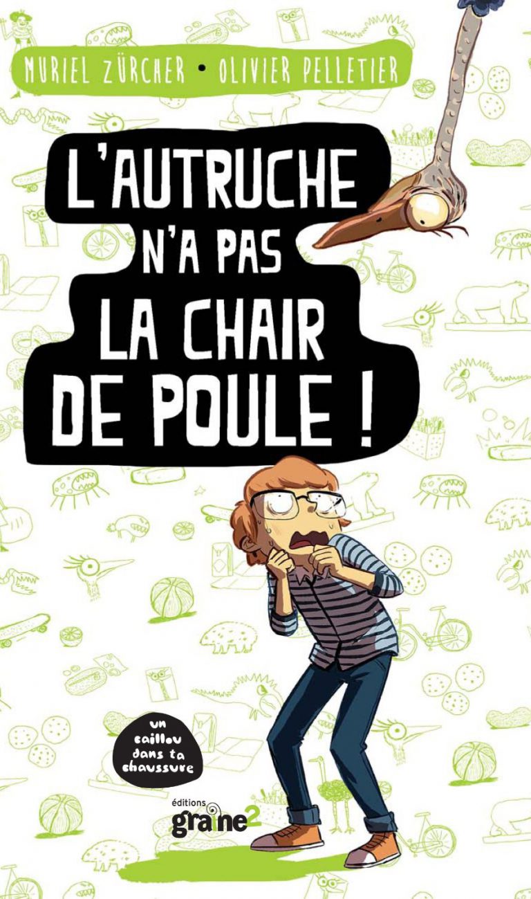 roman pour enfant, pompon, ours blanc, autruche, humour, toc